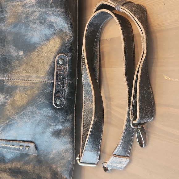 BED|STU Rockaway Black Leather Satchel - Picture 11 of 12